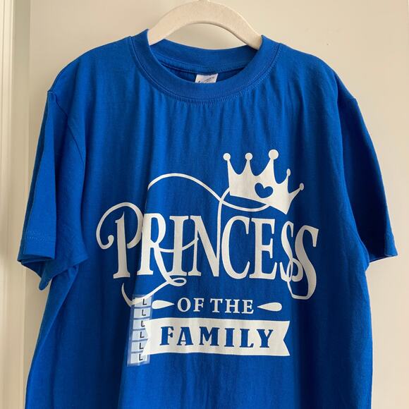 KMA Designer Apparel Large Kids Princess of the Family T-Shirt - Picture 3 of 7